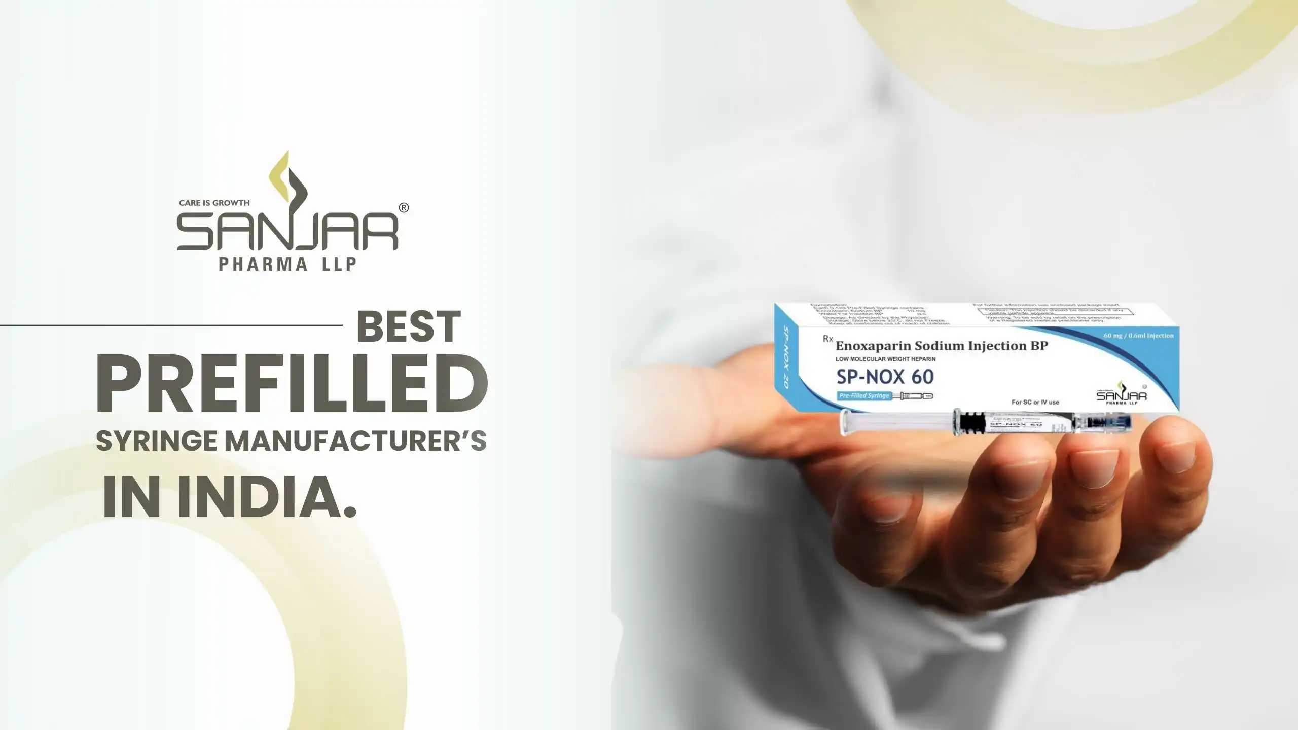 Best prefilled syringes injection (PFS) manufacturers in India