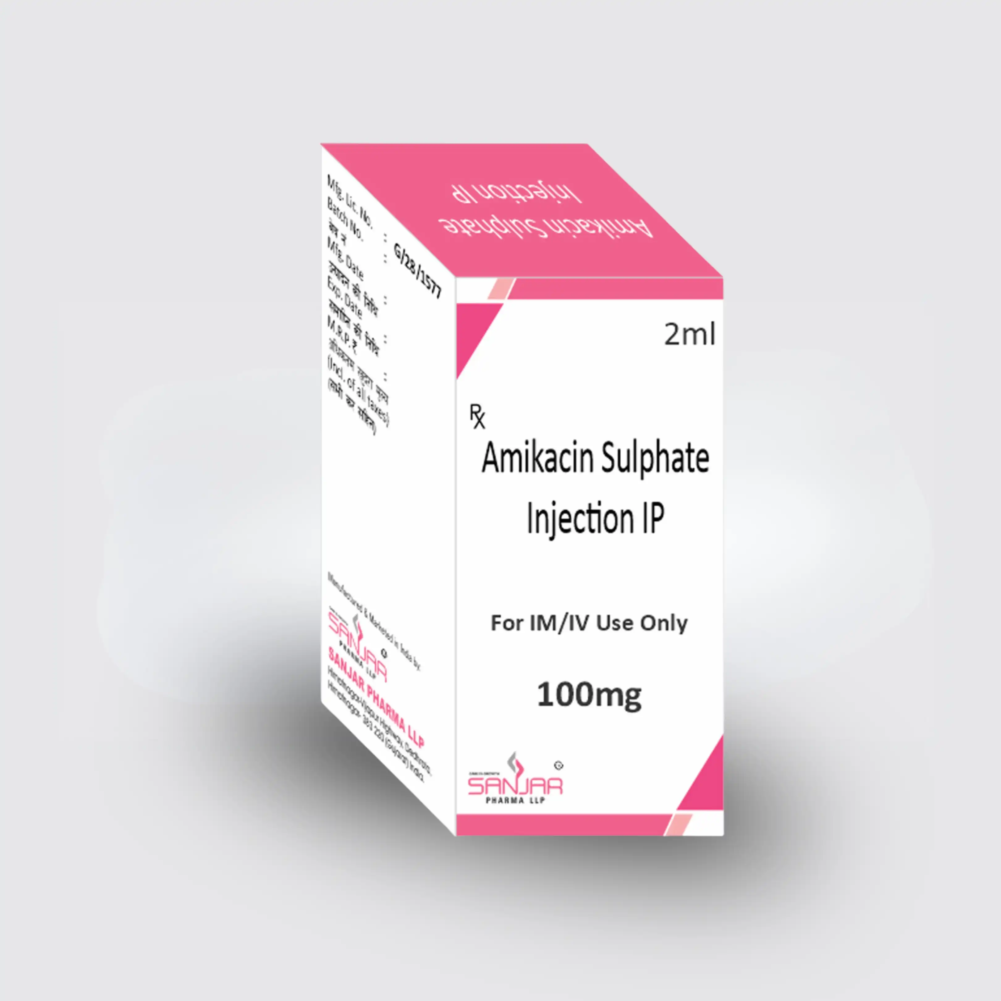 Amikacin Sulphate Injection 100MG/2ML