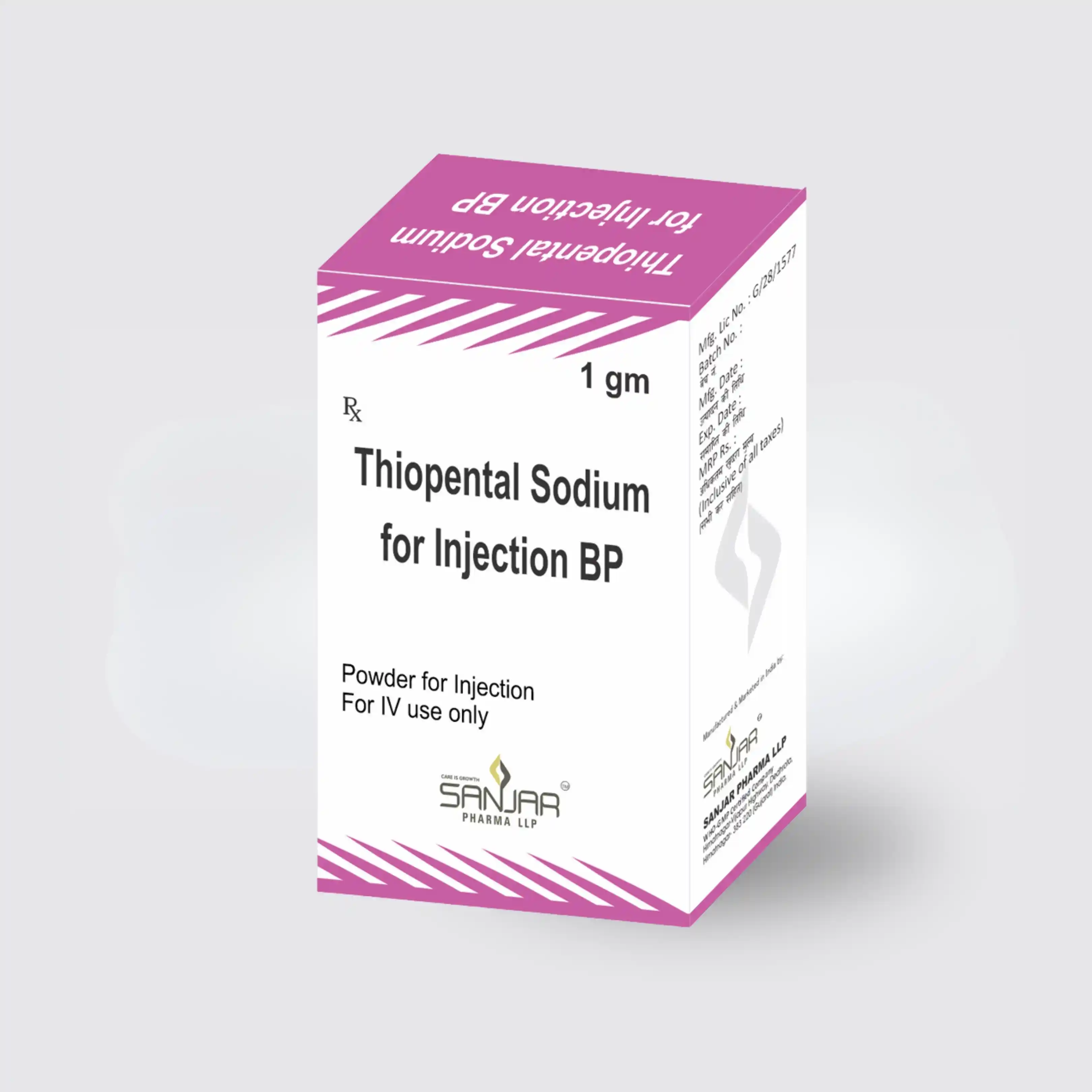 Thiopental Sodium for Injection BP