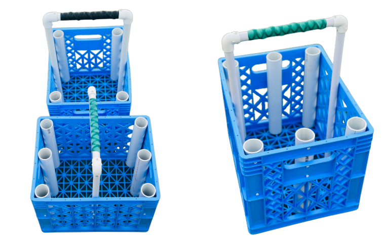 Basket With Rod Holder